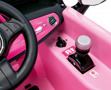 ED1174 Автомобиль для катания детей Fiat 500 Star Pink R/C